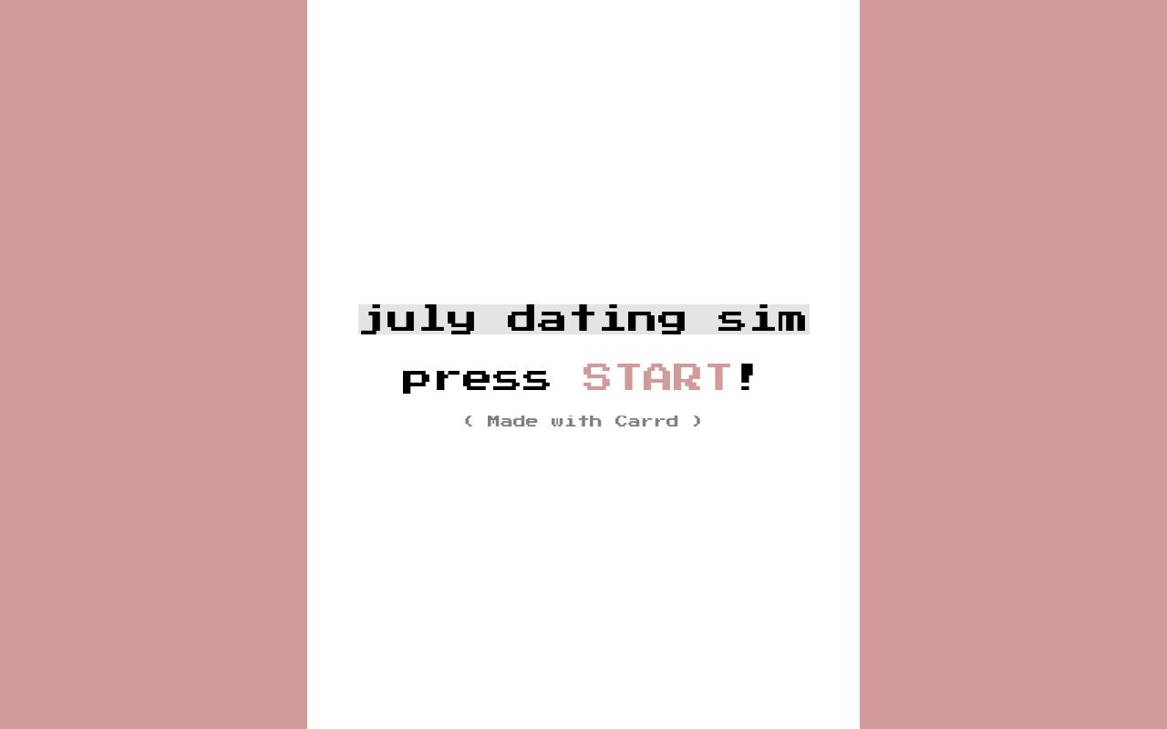 Carrd profile picture for @july